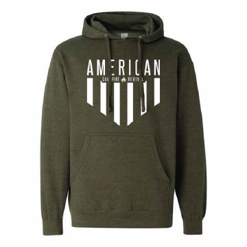 Limited Edition ACR Tour Hoodie (military green) - American Campfire Revival