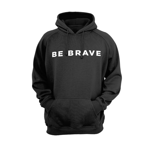 Be Brave Black Hoodie - American Campfire Revival