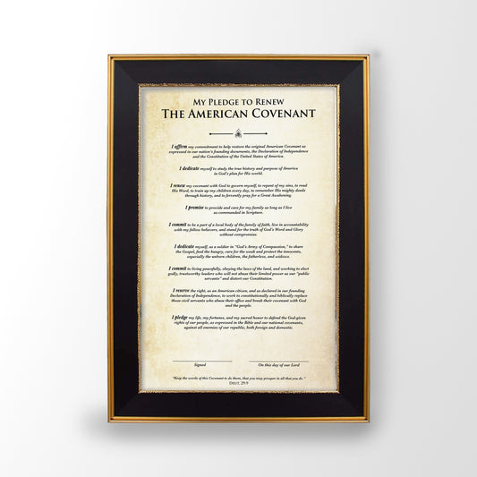 Personal Covenant Print - American Campfire Revival