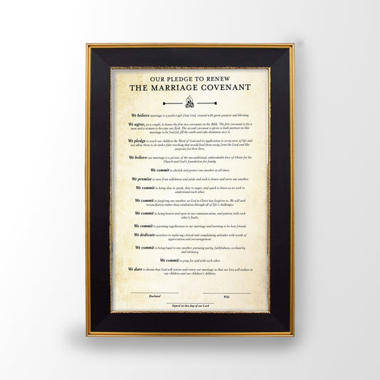 Marriage Covenant Print - American Campfire Revival